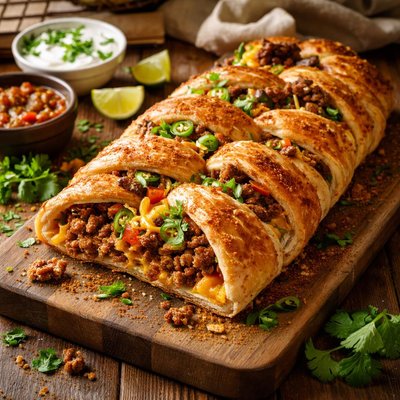 Image of Sourdough Taco Twist Bread