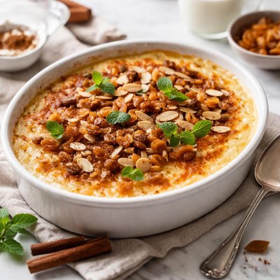 Image of South African Baked Rice Pudding