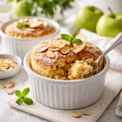 Image of South Beach Apple and Almond Souffle