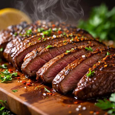 Image of South Beach Broiled Flank Steak