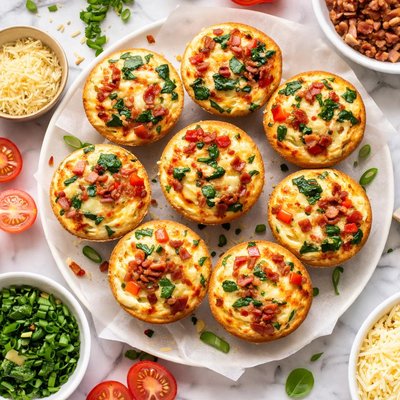 Image of South Beach Diet Bacon Egg Muffins