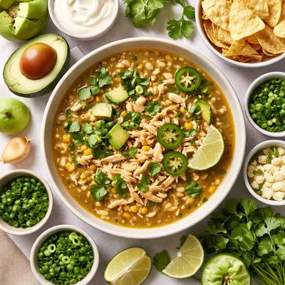 Image of South Beach Diet Tomatillo White Chili