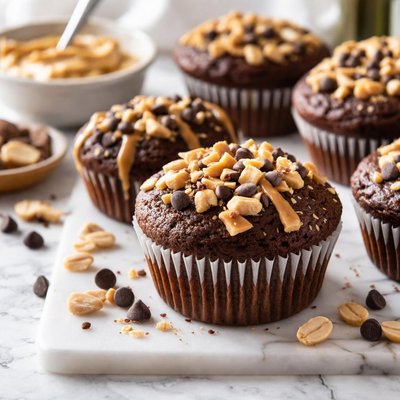 Image of South Beach Phase 1 Chocolate Peanut Butter Muffins