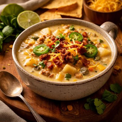 Image of South of the Border Cheesy Potato Soup
