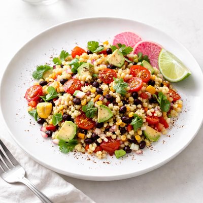Image of South of the Border Couscous Salad Vegan