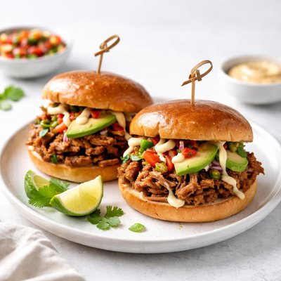 Image of South of the Border Pork Sandwiches