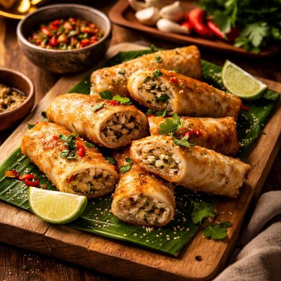 Image of Southeast Asian Fish Rolls