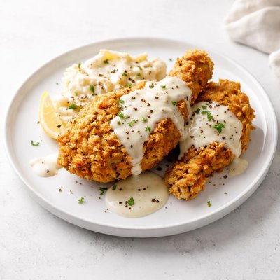 Image of Southern Fried Chicken W Cream Gravy