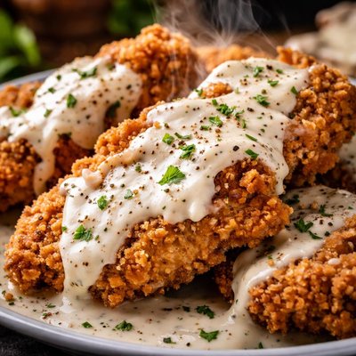 Image of Southern Fried Chicken with Cream Gravy