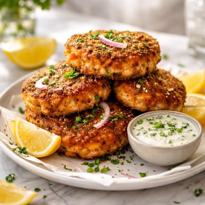 Image of Southern Fried Salmon Patties