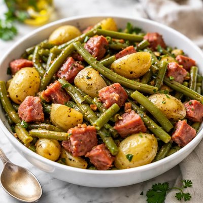 Image of Southern Green Beans Ham Potatoes