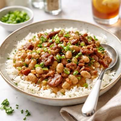 Image of Southern Lima Beans with Rice