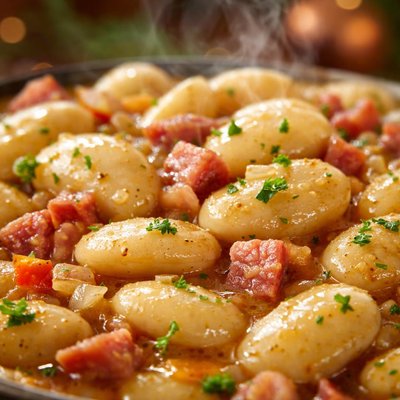 Image of Southern Lima Butter Beans with Ham Bits