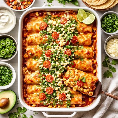 Image of Southern Living 1986 Chicken Enchiladas
