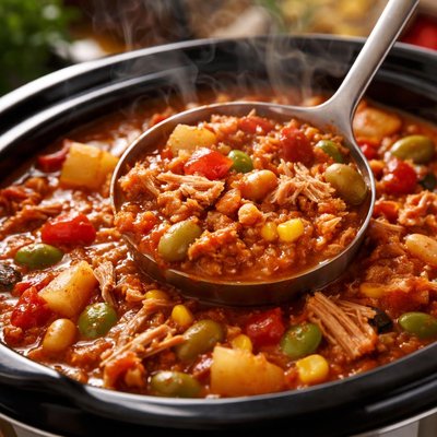 Image of Southern Style Brunswick Stew Crock Pot