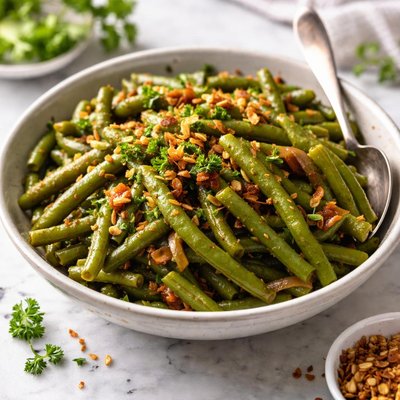 Image of Southern Style Green Beans the Porkless Way