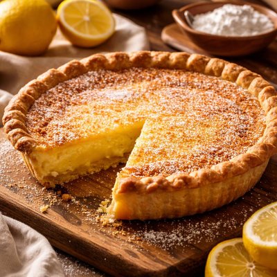 Image of Southern Style Lemon Chess Pie Filling
