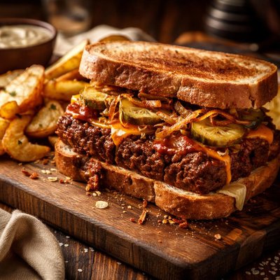 Image of Southern Style Meatloaf Sandwich