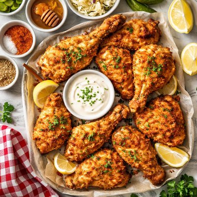 Image of Southern Style Oven Fried Chicken