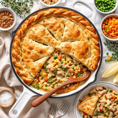 Image of Southern Style Turkey Pot Pie
