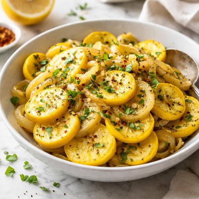 Image of Southern Yellow Squash with Onions