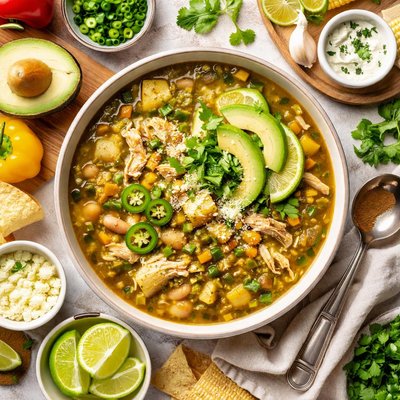Image of Southwest Chicken Green Chili Stew
