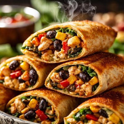 Image of Southwest Egg Rolls Made Lighter
