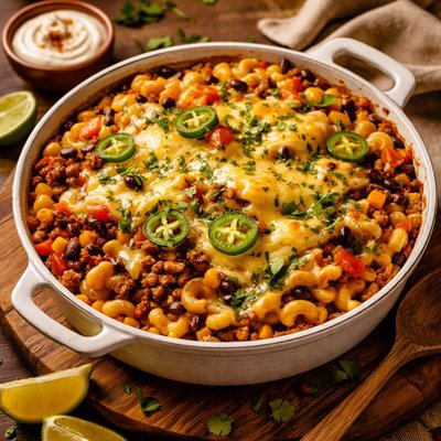 Image of Southwest Macaroni and Jack Cheese Bake