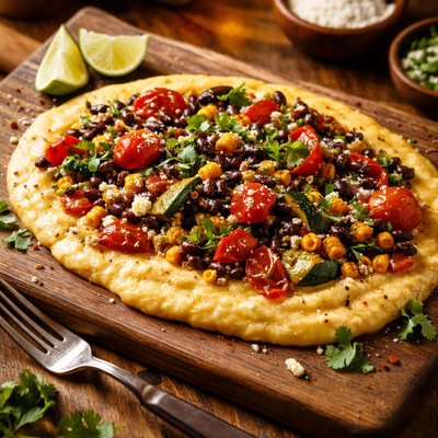 Image of Southwest Polenta and Vegetables