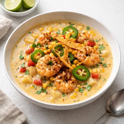 Image of Southwest Shrimp and Corn Chowder