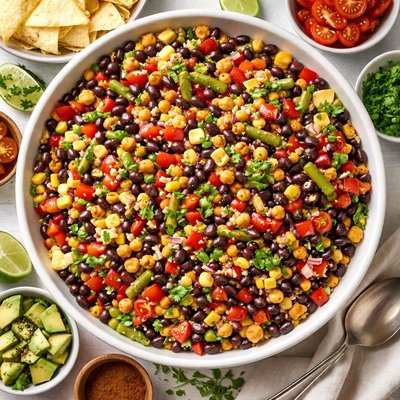 Image of Southwest Simple Sassy Satisfying Five Bean Salad