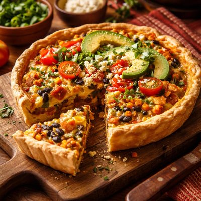 Image of Southwest Sonoran Sunrise Breakfast Quiche