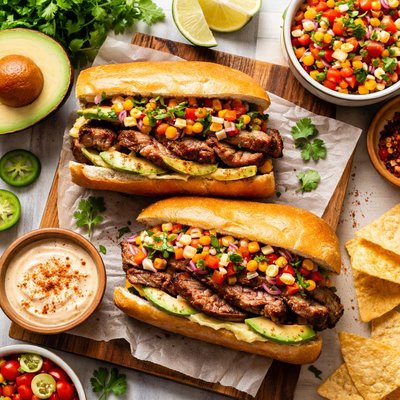 Image of Southwest Steak and Salsa Sandwich