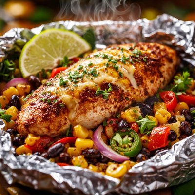 Image of Southwestern Chicken Foil Packets