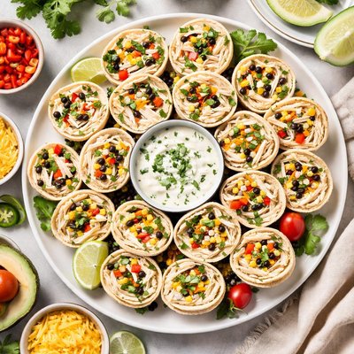 Image of Southwestern Chicken Pinwheels