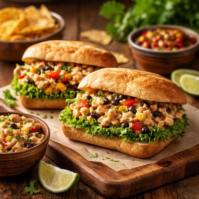 Image of Southwestern Chicken Salad Sandwiches