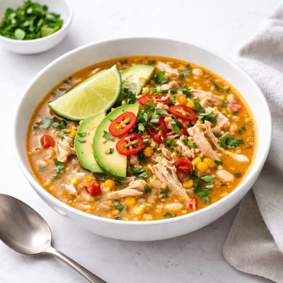 Image of Southwestern Chicken White Bean Soup