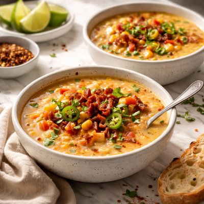 Image of Southwestern Corn and Red Pepper Chowder