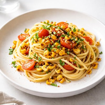 Image of Southwestern Corn Spaghetti Style Pasta
