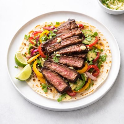 Image of Southwestern Flat Iron Steak Fajitas