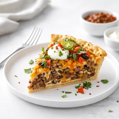 Image of Southwestern Hamburger Quiche
