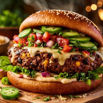 Image of Southwestern Meatloaf Burgers