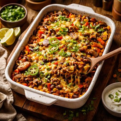 Image of Southwestern Mushroom Casserole