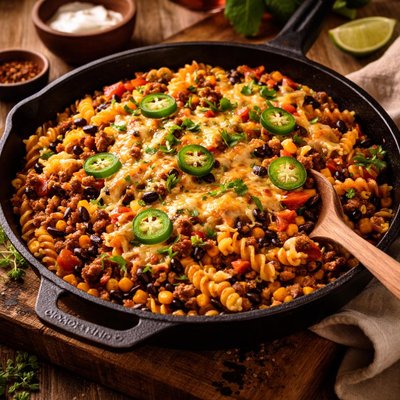 Image of Southwestern Pasta Skillet