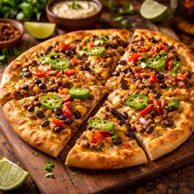 Image of Southwestern Pizza Con Queso