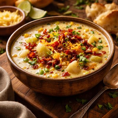 Image of Southwestern Potato Bacon Soup
