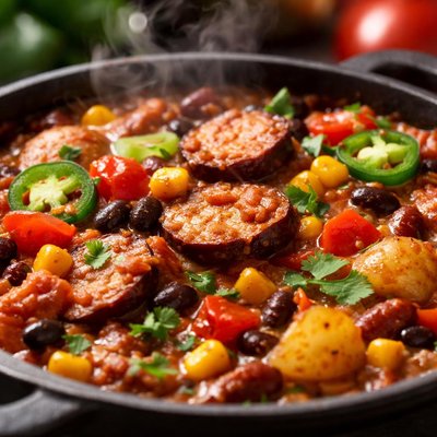Image of Southwestern Smoked Sausage Stew
