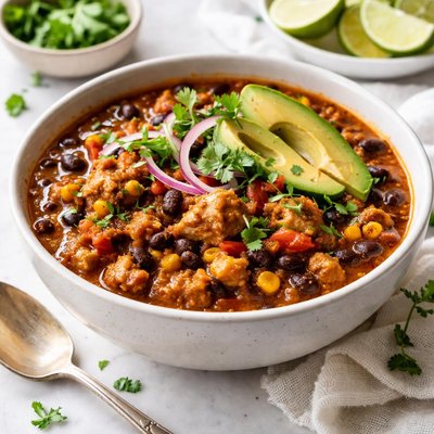 Image of Southwestern Spiced Chicken Black Bean Stew