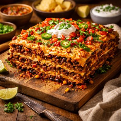 Image of Southwestern Taco Lasagna