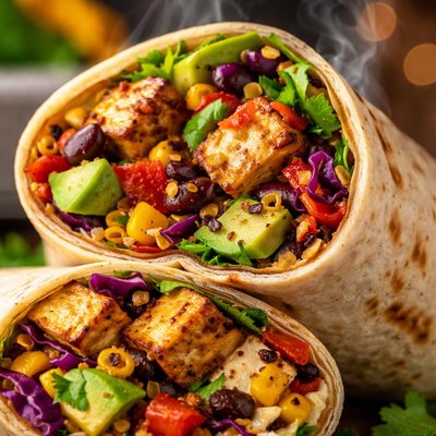 Image of Southwestern Tofu Wraps